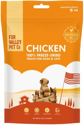 Bocados de pollo sin cereales, premios liofilizados para perros, bolsa de 85 g