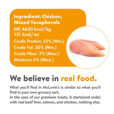 Chicken Bites Grain-Free Freeze-Dried Dog Treats, 3-oz bag