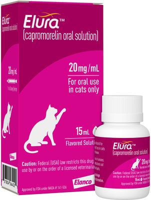 (capromorelin oral solution) for Cats, 20 mg/mL, 15 mL