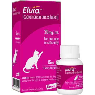 (solución oral de capromorelina) para gatos, 20 mg/ml, 15 mL