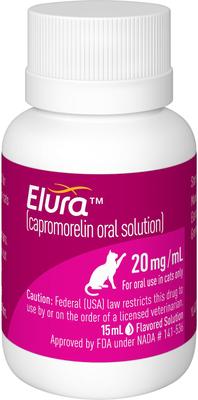 (capromorelin oral solution) for Cats, 20 mg/mL, 15 mL