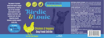 Chicken & Veggies Flavored Pate Canned Dog Food, 13-oz, case of 12