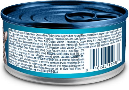 Tastefuls Salmon Entrée in Gravy Flaked Wet Cat Food, 3-oz can, case of 24