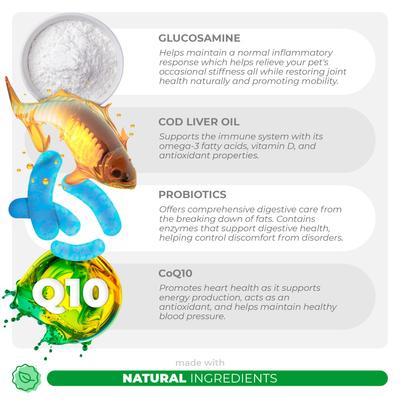 Coco and Luna 10-in-1 Soft Chew Multivitamin for Dogs, 90 count