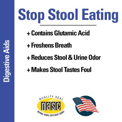 Stop Stool Eating Deterrent Chewable Tablets Dog Supplement, 60 count