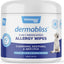 Dermabliss Medicated 3-in-1 Hydrocortisone Itch Relief, Allergies & Odor Control Cat & Dog Wipes, 50 count