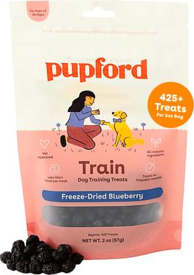 Train Blueberry Natural Freeze-Dried Dog Treats, 2-oz bag