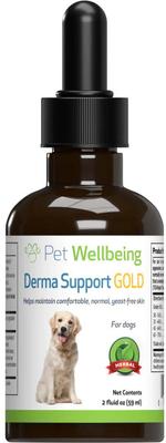 Derma Support GOLD Liquid Skin & Coat Supplement for Dogs, 2-oz bottle