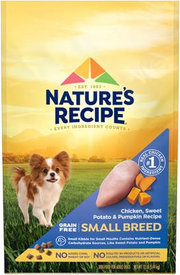 Small Breed Grain-Free Chicken, Sweet Potato & Pumpkin Recipe Dry Dog Food, 12-lb bag