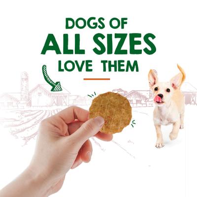 All Natural Waffles Chicken & Carrot Chips Flavored Jerky Dog Treats, 6-oz bag