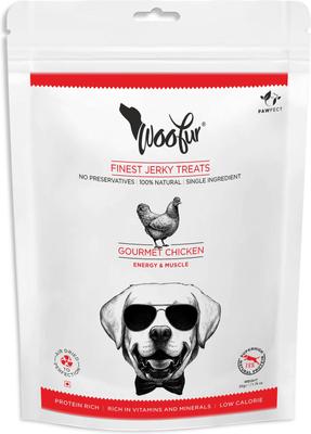 Woofur Gourmet Chicken Air-Dried All Natural Grain-Free Jerky Dog Training Treat, 1.76-oz bag