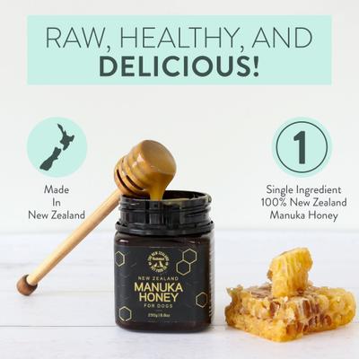 Woof Manuka Honey Dog Treat, 8.8-oz bag