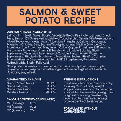 Bundle: CANIDAE PURE Limited Ingredient Salmon & Sweet Potato Dry Food + Salmon & Sweet Potato Canned Dog Food