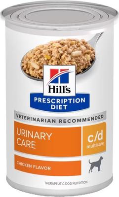 c/d Multicare Urinary Care Chicken & Vegetable Stew Wet Dog Food, 5.5-oz can, case of 4