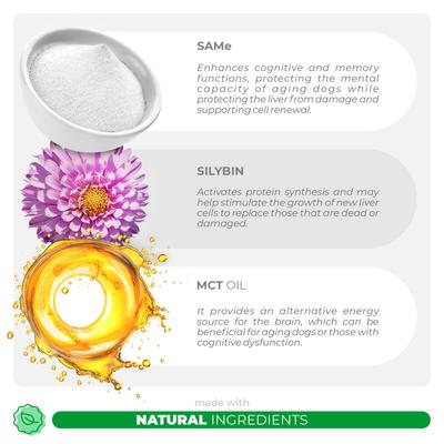 Coco and Luna SAMe & Silybin Soft Chew Liver Supplement for Dogs, 90 count