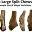 Elk Antlers X-Large Split Dog Chew Treat