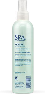 Colonia en aerosol para perros Spa Fresh, aroma lujoso a avena y pepino, botella de 237 ml