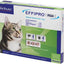 Tratamiento localizado EFFIPRO contra pulgas y garrapatas para gatos de más de 1,5 lb, 6 dosis (suministro para 6 meses)