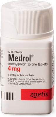 (Methylprednisolone) Tablets for Dogs & Cats, 4-mg, 30 tablets