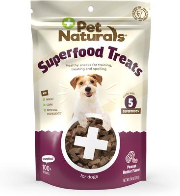 Peanut Butter Recipe Superfood Dog Treats, 120 count