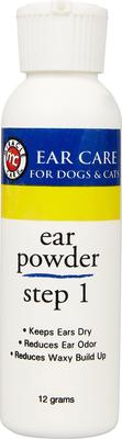 Step 1 Ear Care, Ear Powder for Dogs & Cats, 12-g bottle, bundle of 2