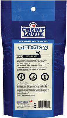 5" Steer Sticks Dog Treat, 5 count