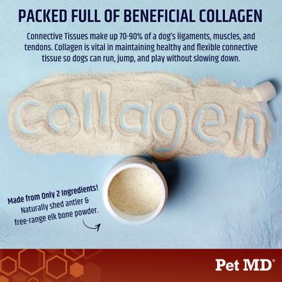 Gut Support & Joint Health Bone Broth Powder Dog Supplement, 4-oz jar