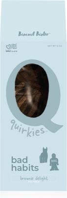 Quirkies Brownie Delight Dog Treat, 12-oz bag
