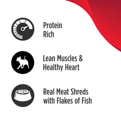 Chicken & Salmon Flaked Canned Wet Cat Food, 2.8-oz can, case of 12