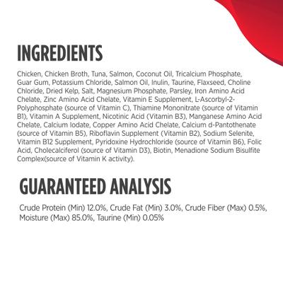 Chicken & Salmon Flaked Canned Wet Cat Food, 2.8-oz can, case of 12