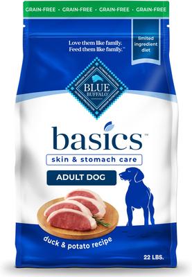 Basics Skin & Stomach Care Grain-Free Formula Duck & Potato Recipe Adult Dry Dog Food, 22-lb bag