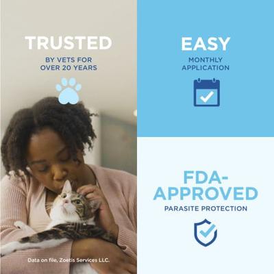 Topical Solution for Cats, 15.1-22 lbs, (Taupe Box), 6 Doses (6-mos. supply)