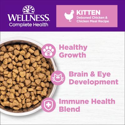 Complete Health Kitten Deboned Chicken, Chicken Meal & Rice Dry Cat Food, 5-lb bag