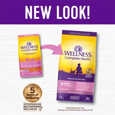 Complete Health Kitten Deboned Chicken, Chicken Meal & Rice Dry Cat Food, 5-lb bag