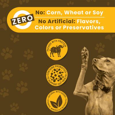 Grain-Free Buffalo & Duck Dry Dog Food, 3.5-lb bag