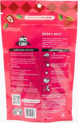 Berry Best Vegan Dog Treats, 6-oz bag