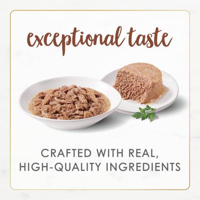 Bundle: Fancy Feast Gourmet Naturals Seafood Variety Pack Canned Food + Poultry & Beef Variety Pack Canned Cat Food