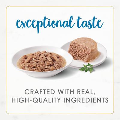 Bundle: Fancy Feast Gourmet Naturals Seafood Variety Pack Canned Food + Poultry & Beef Variety Pack Canned Cat Food