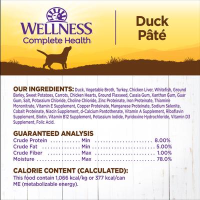 Complete Health Duck & Sweet Potato Formula Canned Dog Food, 12.5-oz, case of 12
