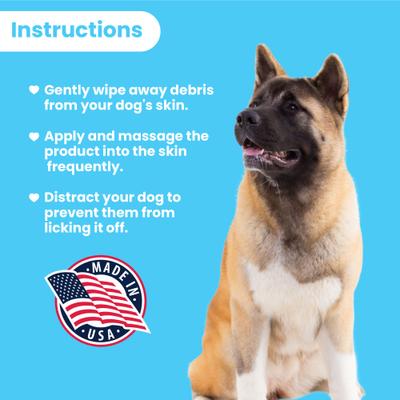 Bálsamo orgánico hipoalergénico para aliviar la picazón de tu perro, tubo de 0.15 onzas líquidas
