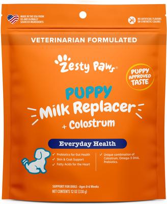 Milk Replacement Supplement Powder for Puppies & Senior Dogs, 12-oz bag