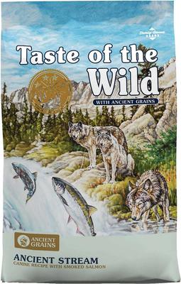 Bundle: Taste of the Wild Ancient Stream with Ancient Grains Dry Food + Pacific Stream Grain-Free Canned Dog Food