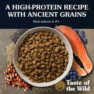 Bundle: Taste of the Wild Ancient Stream with Ancient Grains Dry Food + Pacific Stream Grain-Free Canned Dog Food