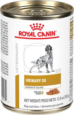 Adult Urinary SO Moderate Calorie Thin Slices In Gravy Wet Dog Food, 12.5-oz can, case of 24