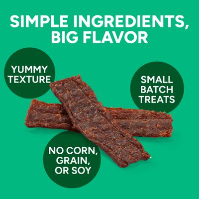 Wag More Bark Less K.C. Style BBQ Chicken Recipe Grain-Free Jerky Dog Treats, 10-oz bag