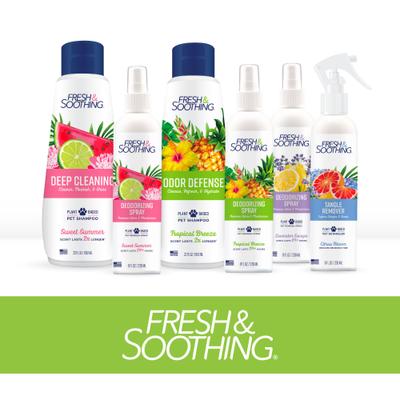 Fresh & Soothing Odor Defense Dog & Cat Shampoo, Tropical Breeze Scent, 22-fl oz bottle