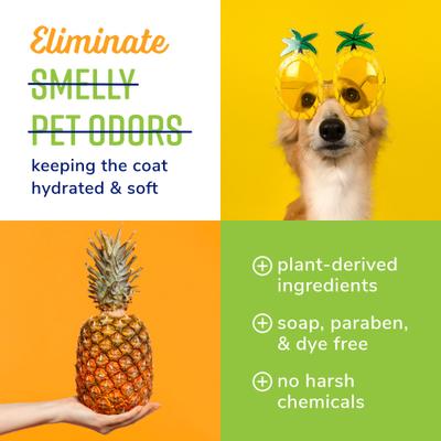 Fresh & Soothing Odor Defense Dog & Cat Shampoo, Tropical Breeze Scent, 22-fl oz bottle