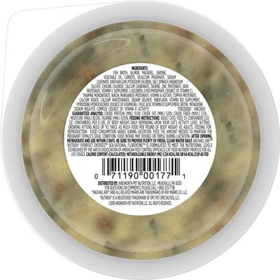 Purrfect Entrees Grain-Free Sea-Sational Florentine with Wild Caught Salmon & Veggies in Creamy Sauce Wet Cat Food, 2-oz can, case of 12