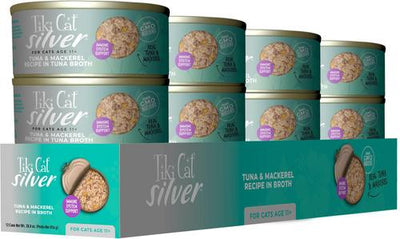 Silver Tuna & Mackerel Grain-Free Wet Cat Food, 2.4-oz, case of 12