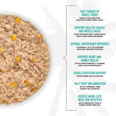 Silver Tuna & Mackerel Grain-Free Wet Cat Food, 2.4-oz, case of 12